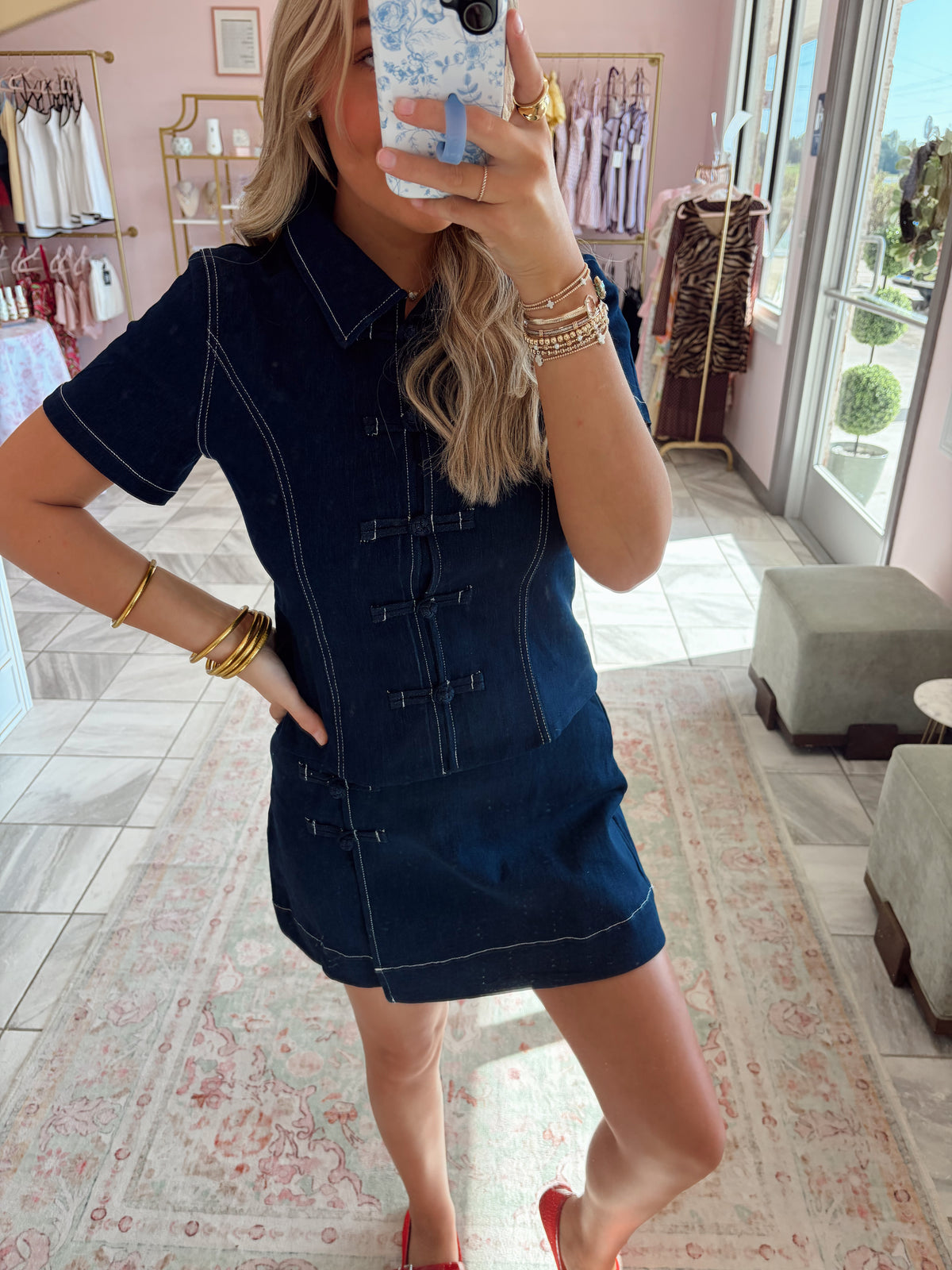 Blue Belle Denim Set