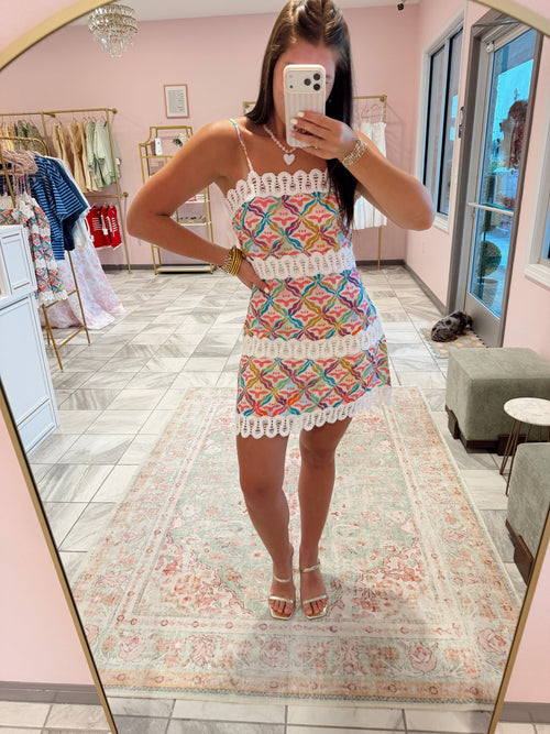 Colorful Mini Dress