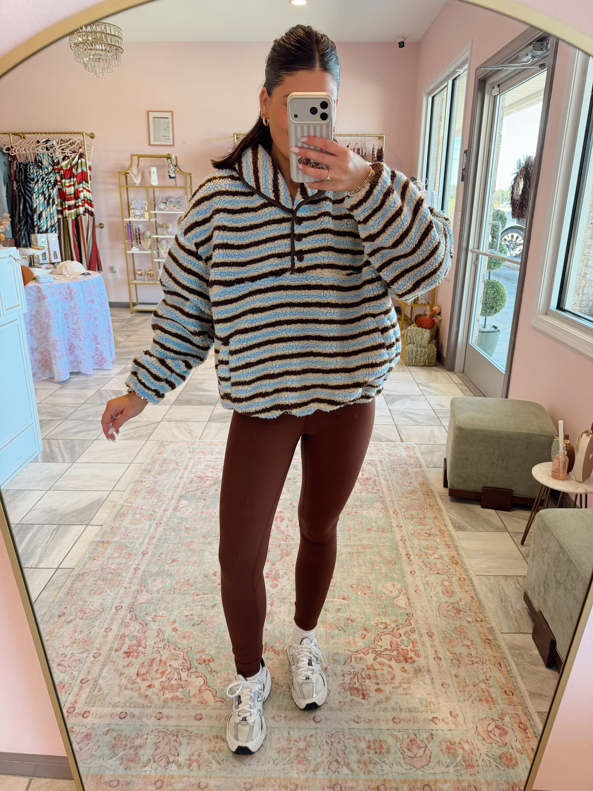 Sunday Stripes Sherpa