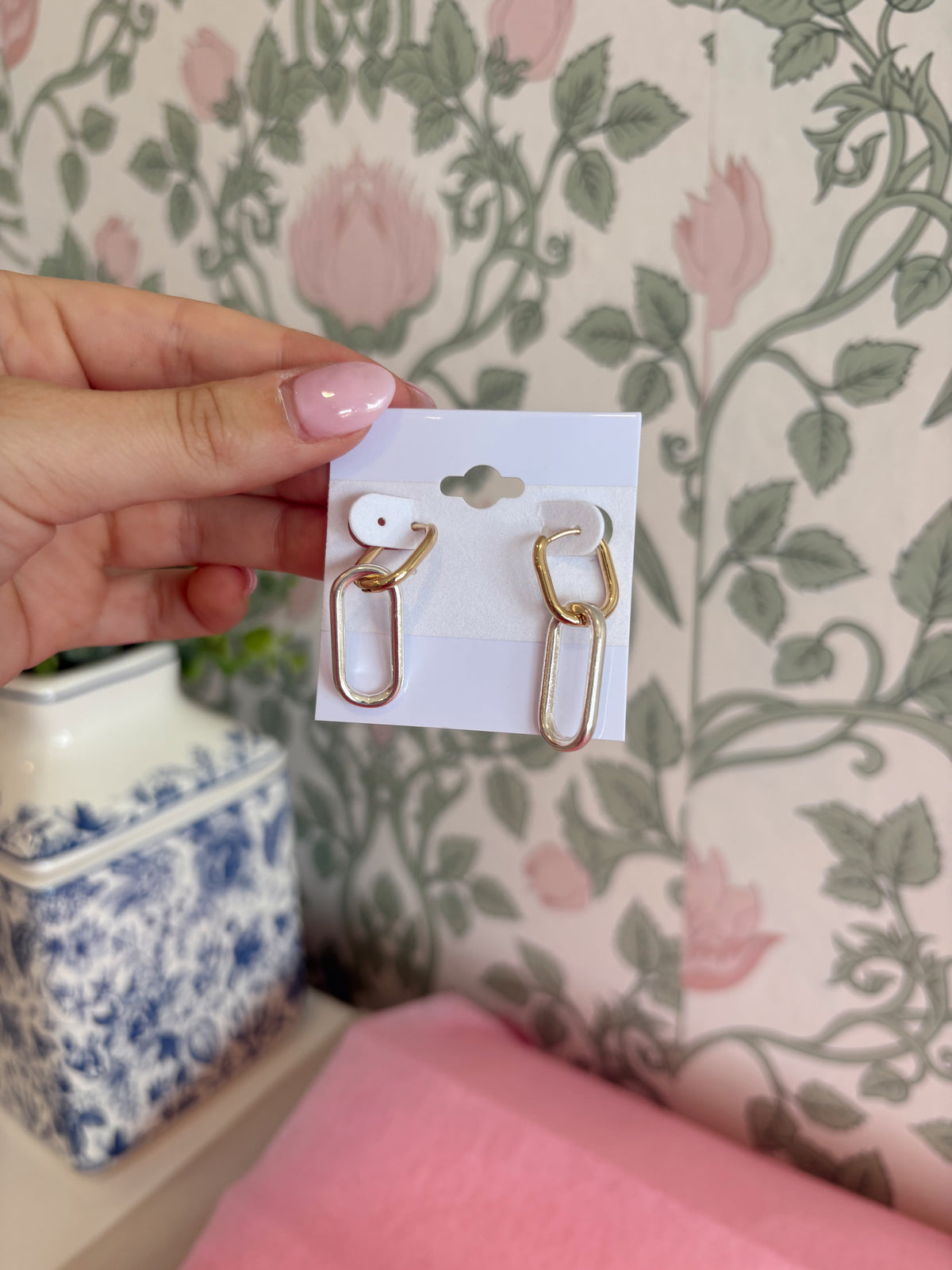 Gold/ Silver Link Earrings