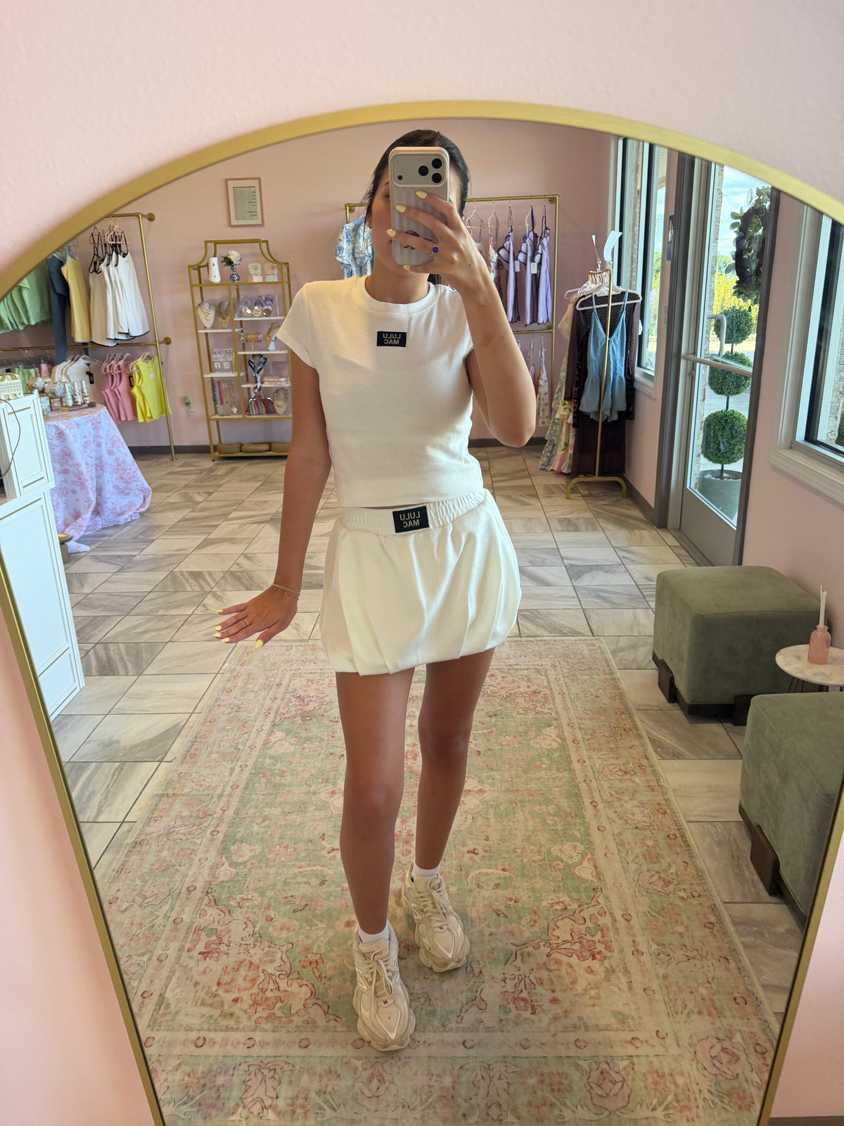 LuluMac White Babydoll Top