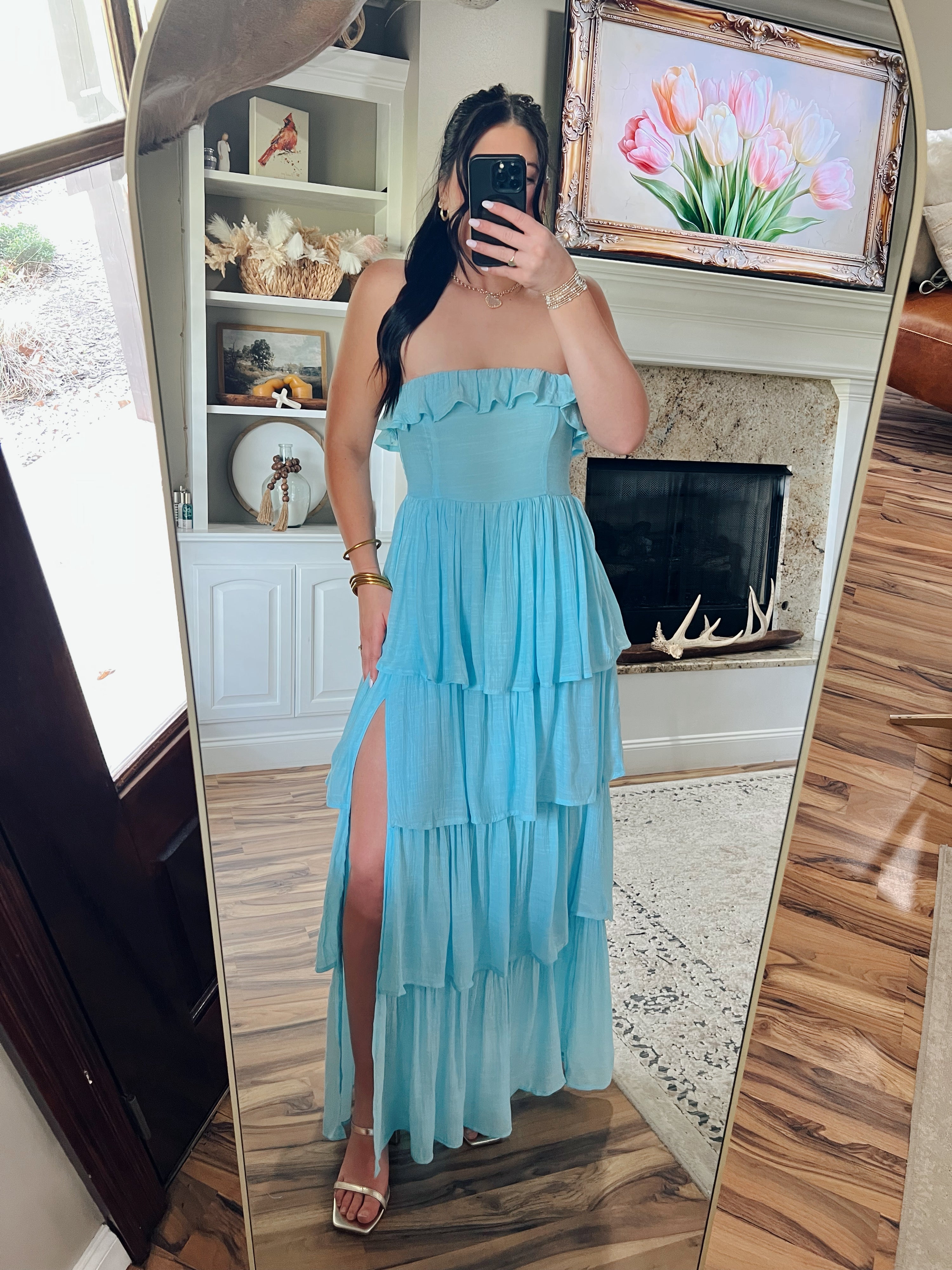 Ruffle Me Maxi Dress