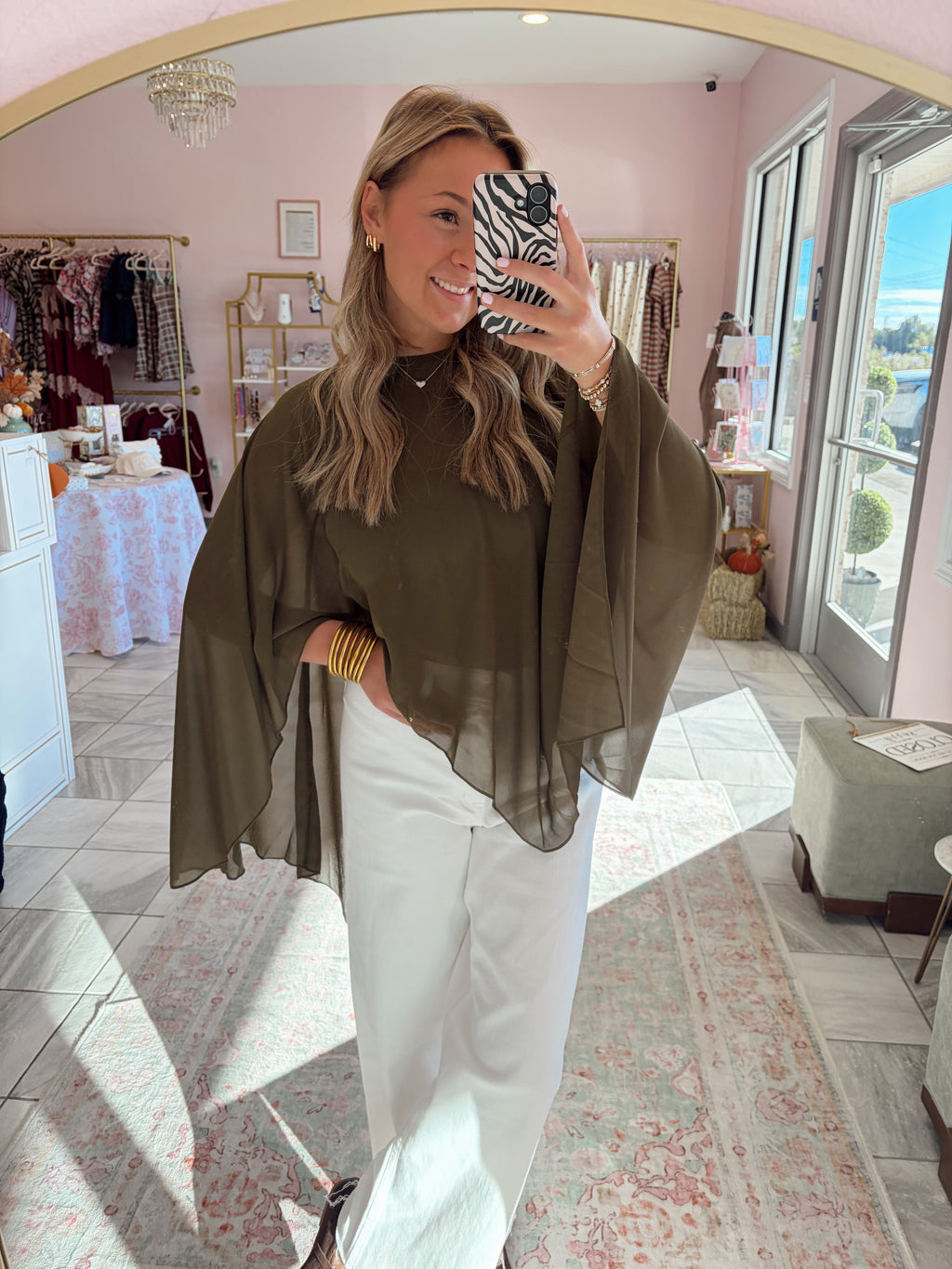 Hunter Green Blouse