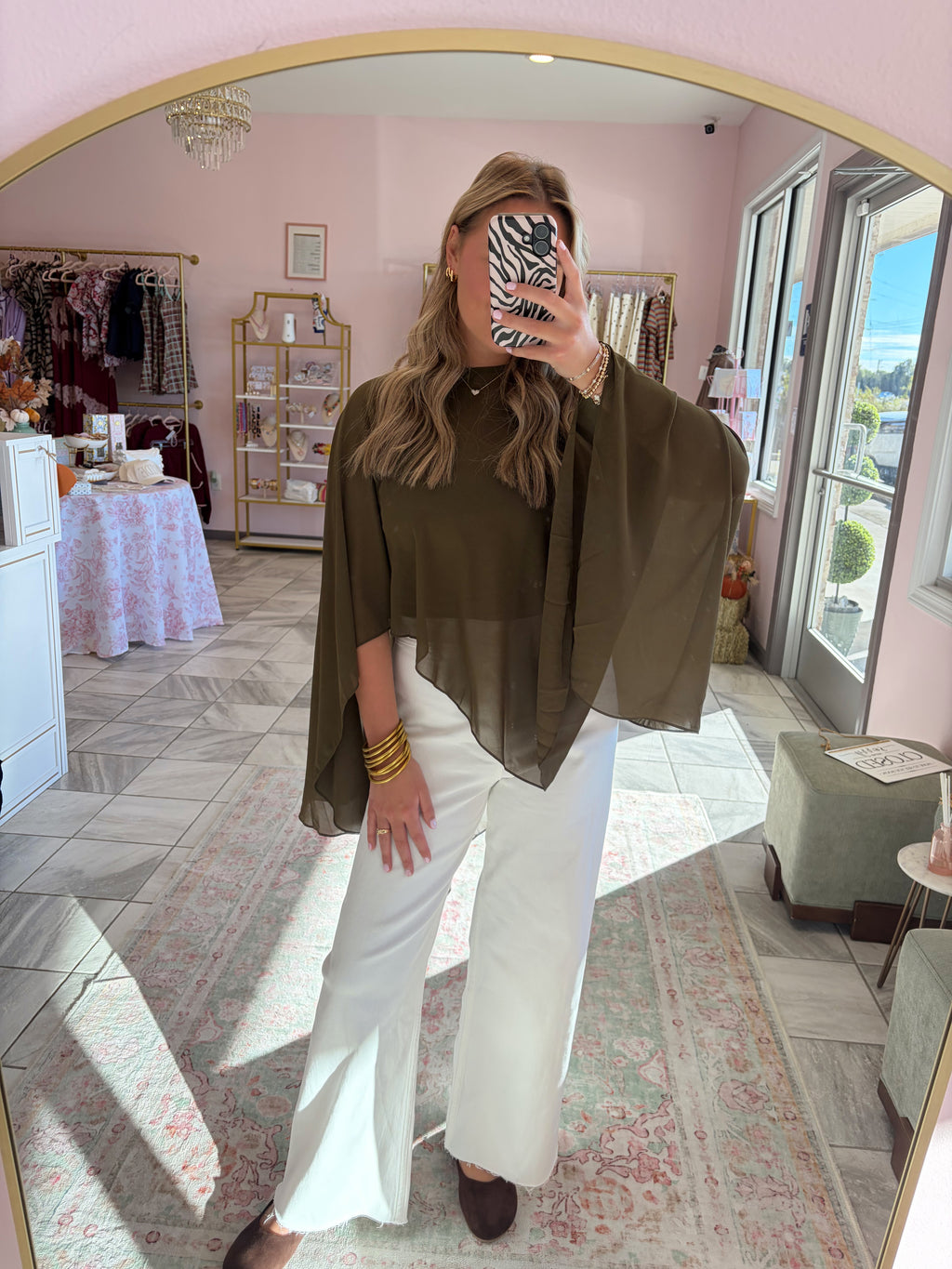 Hunter Green Blouse
