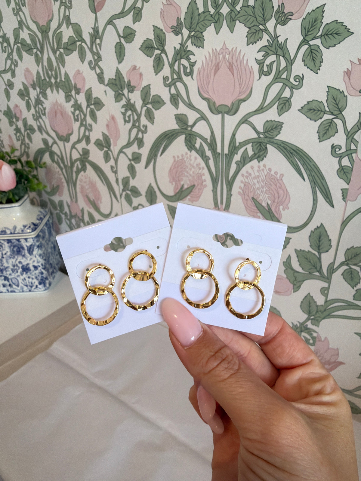 Circle Drop Earrings