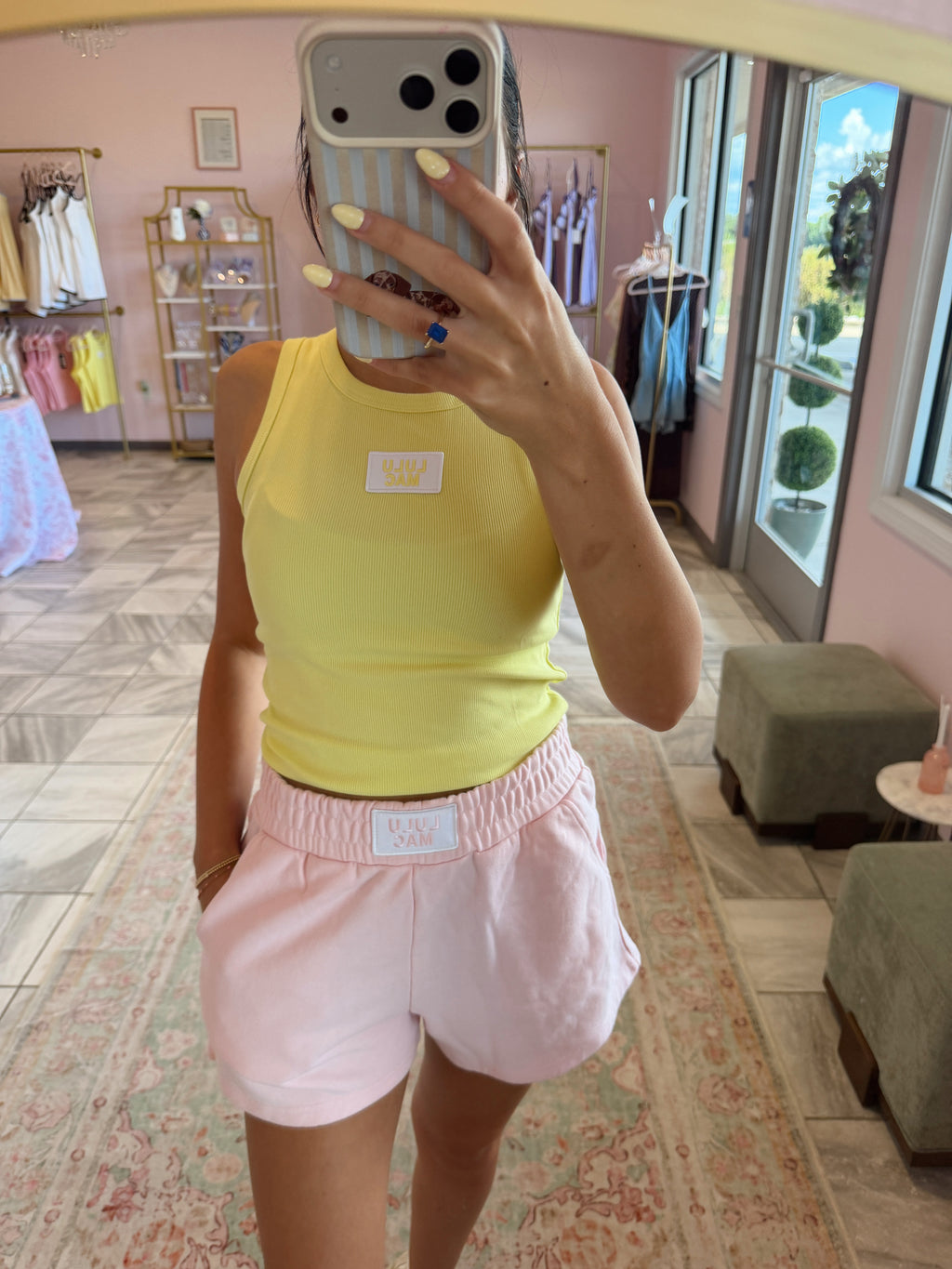 LuluMac Light Pink Shorts
