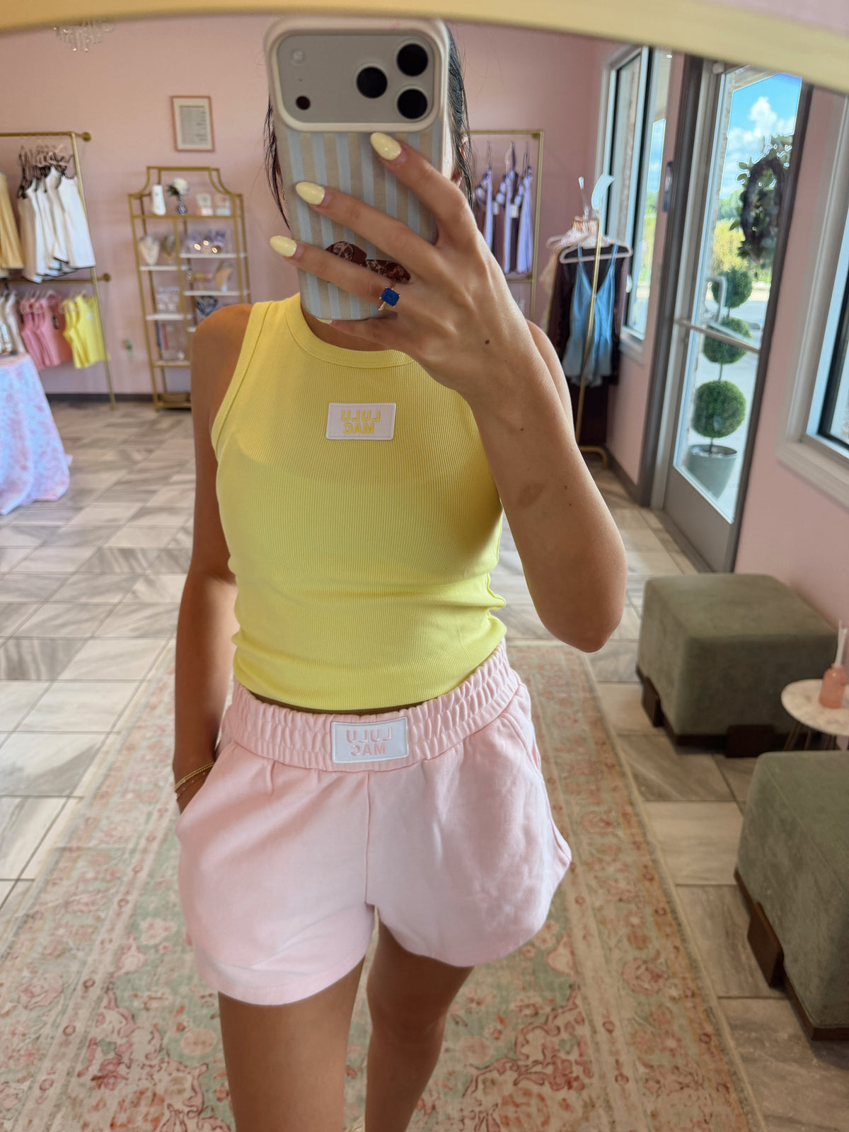 LuluMac Light Pink Shorts