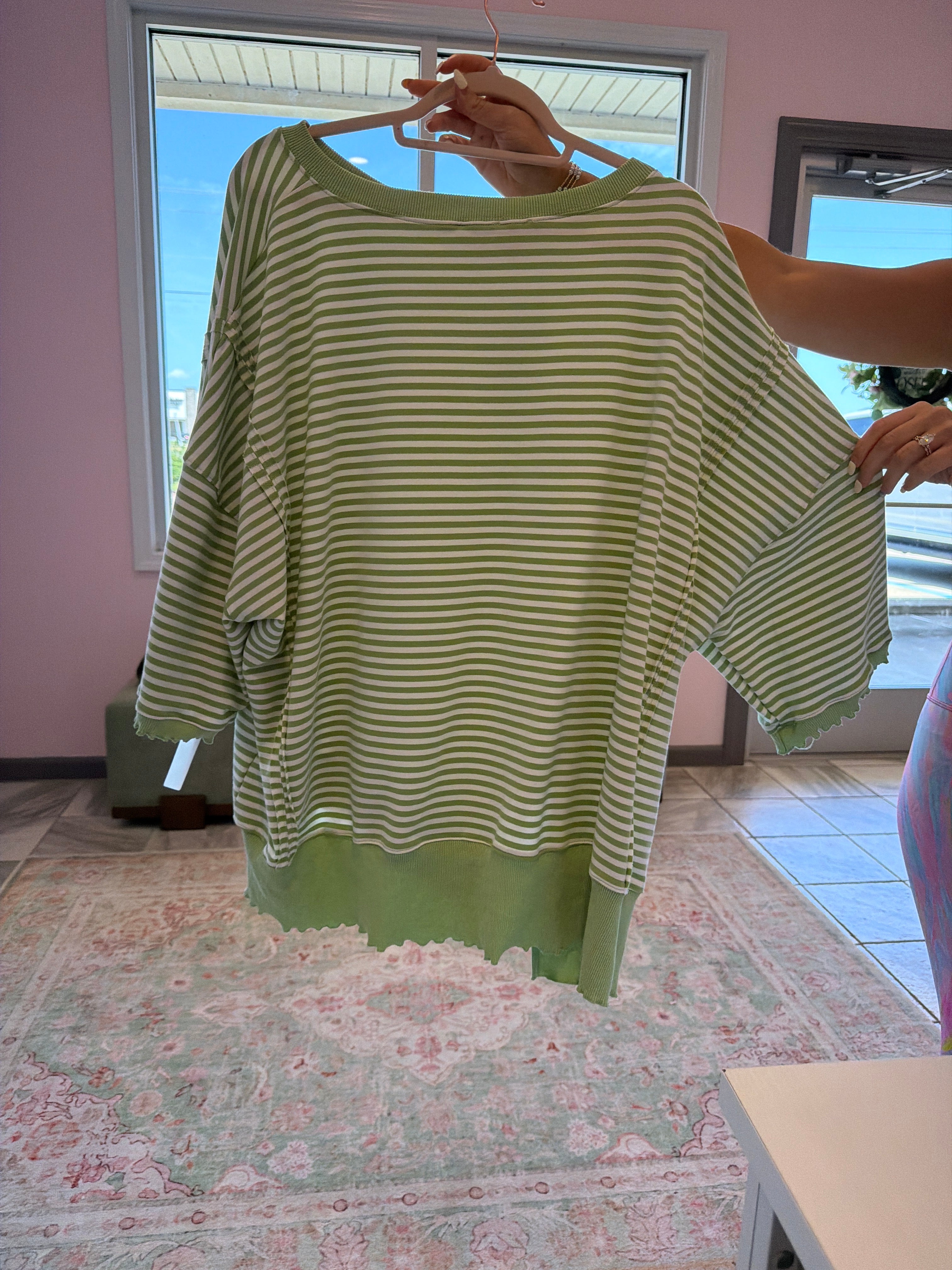 Green Stripe T-Shirt