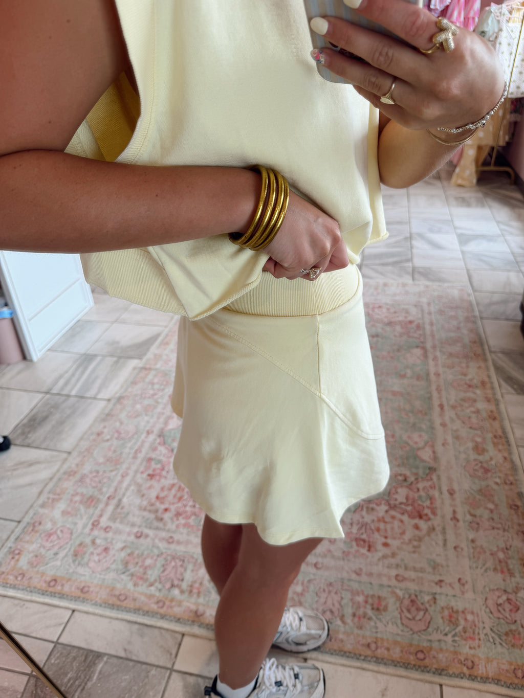 Lemon Sweat Set (Skirt)