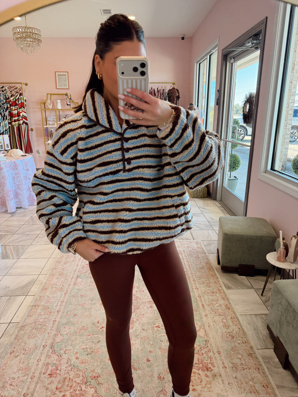 Sunday Stripes Sherpa