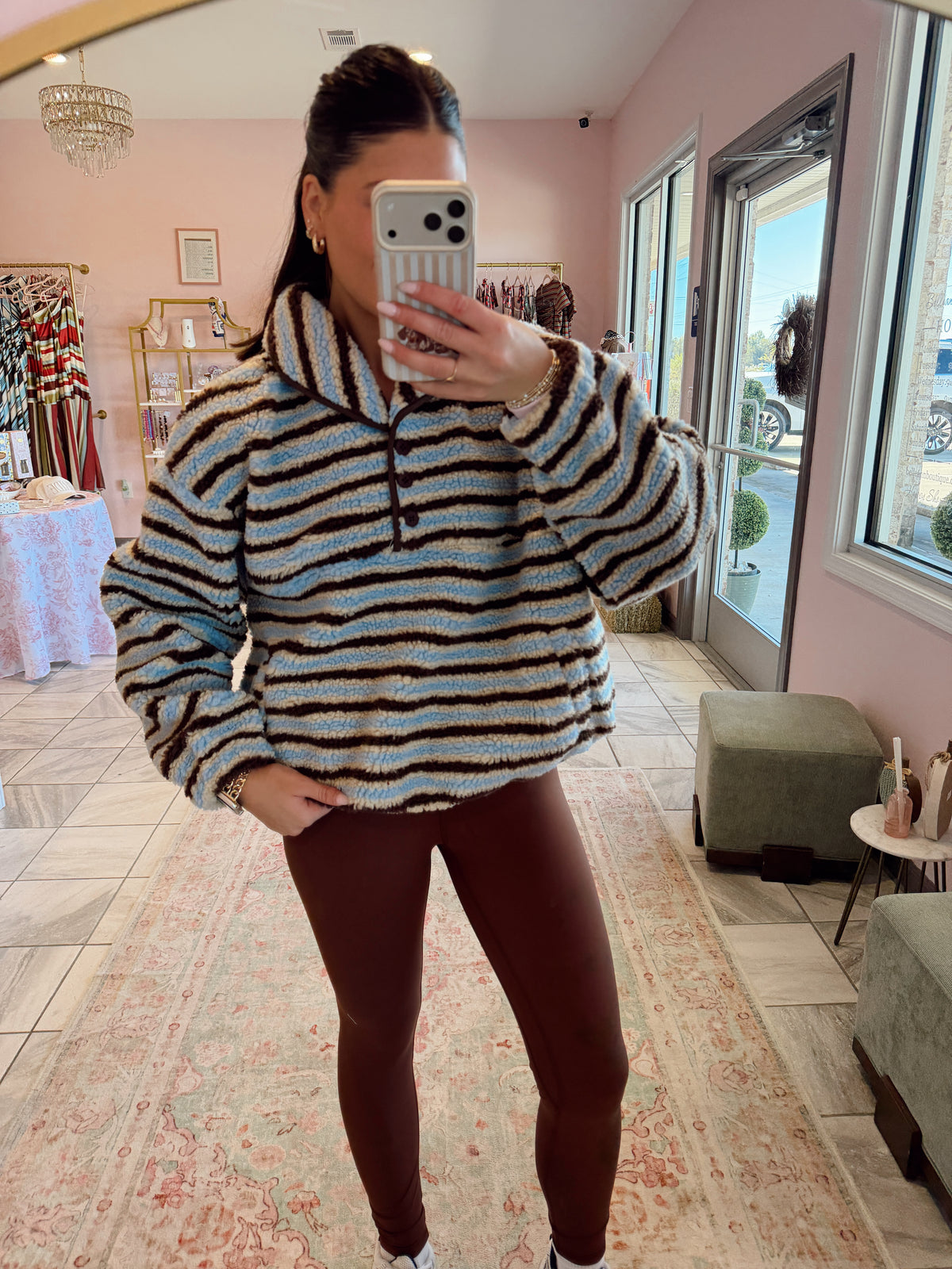 Sunday Stripes Sherpa