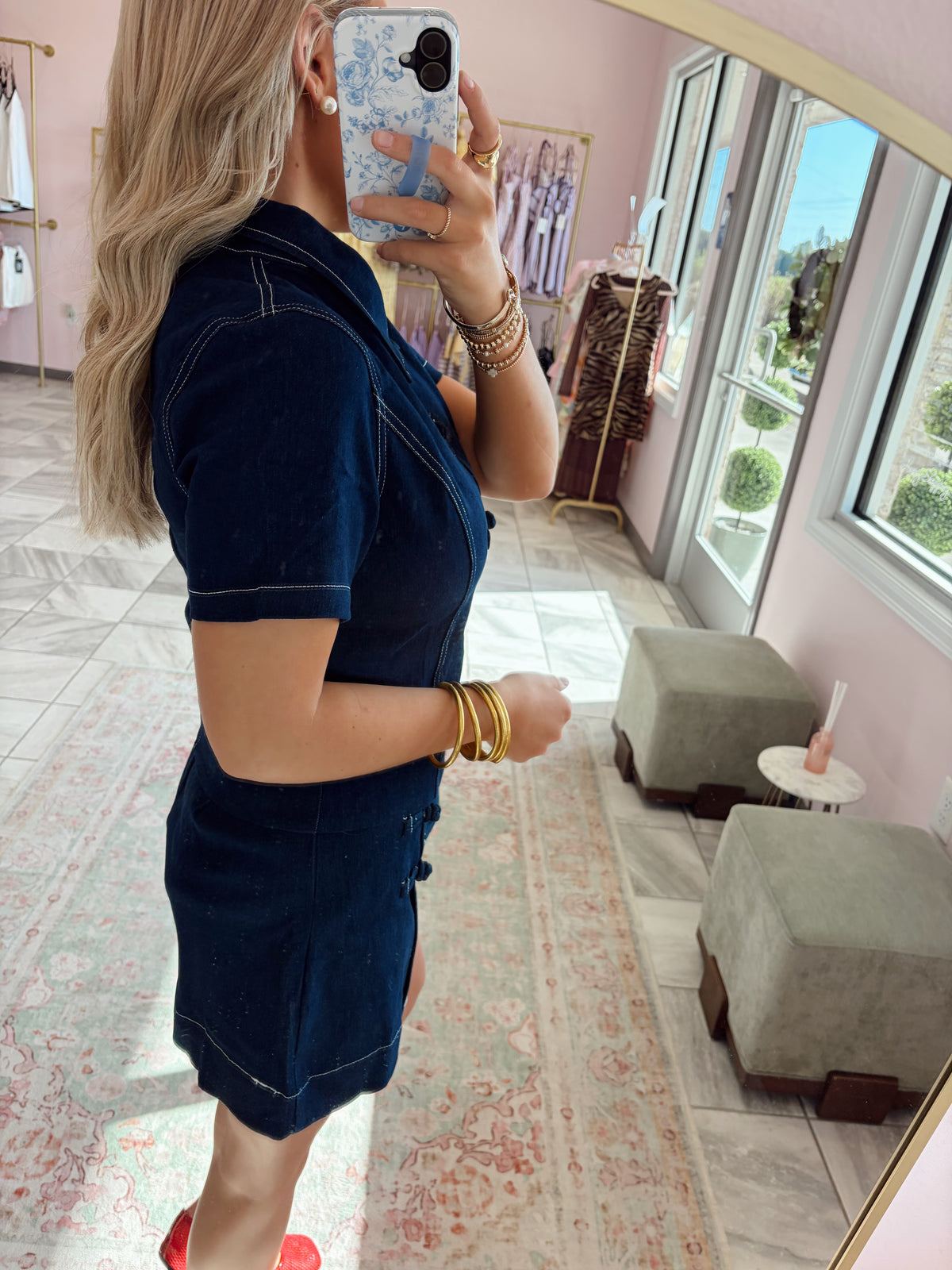 Blue Belle Denim Set