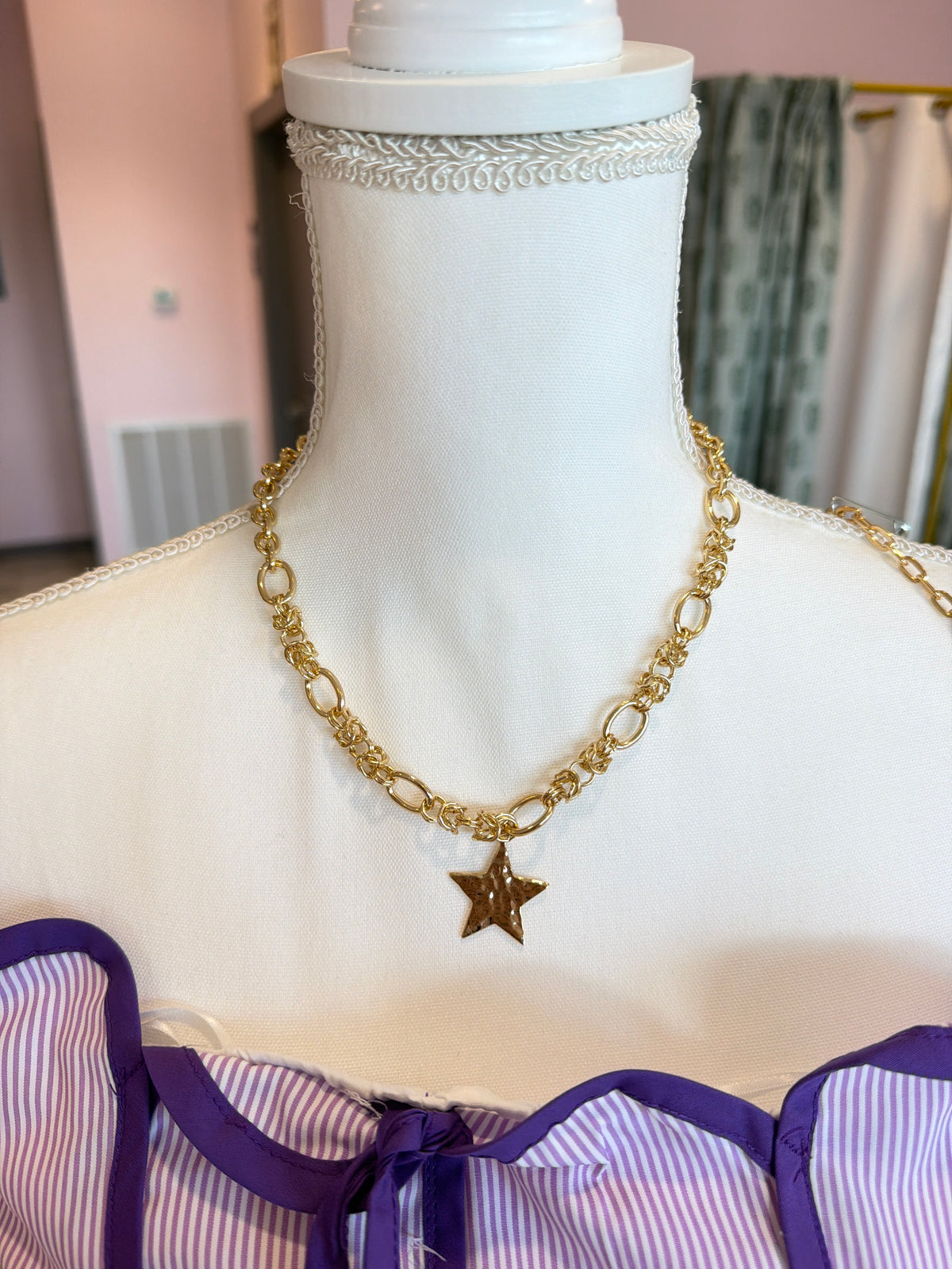 Gold Star Necklace