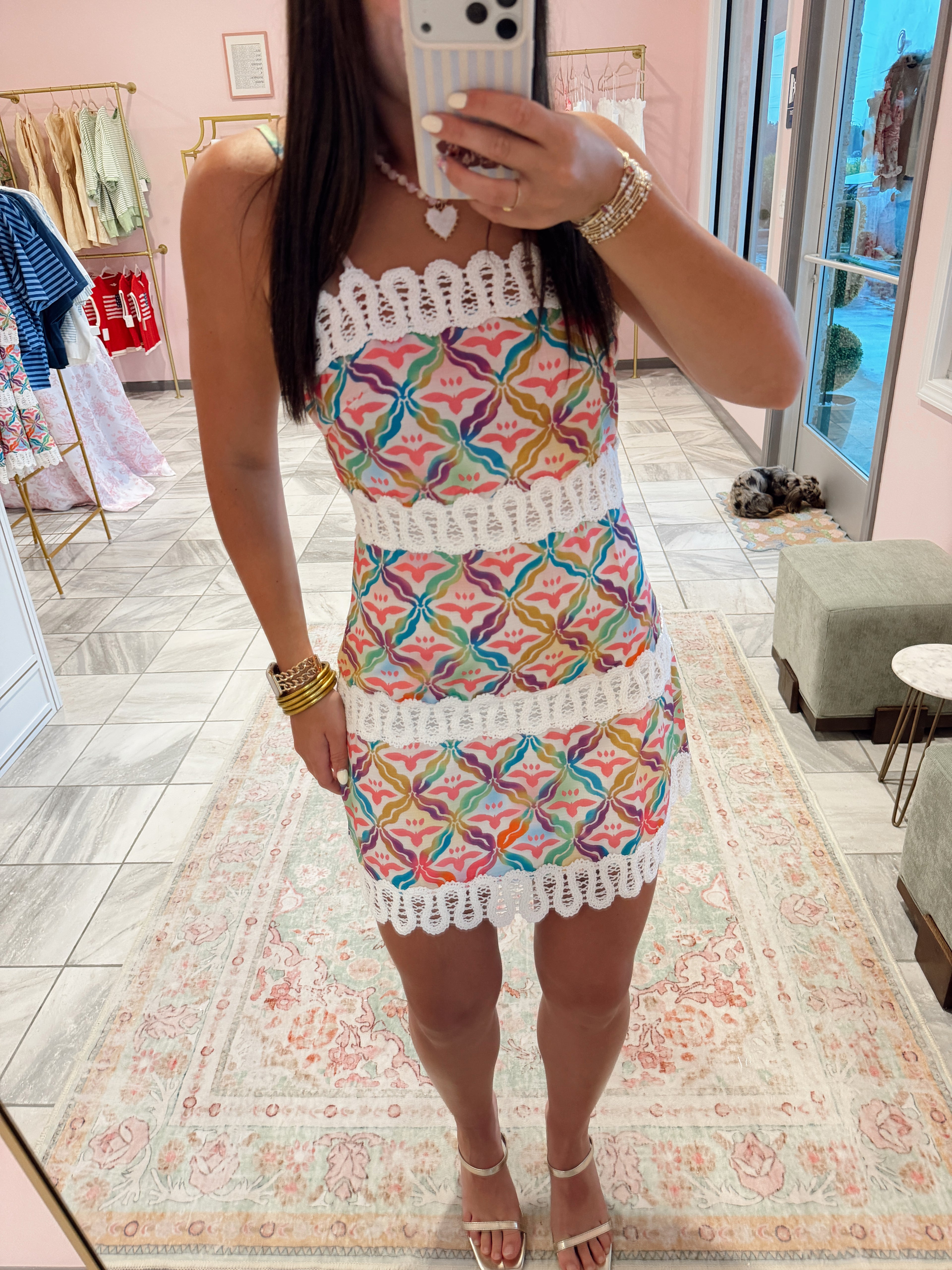 Colorful Mini Dress