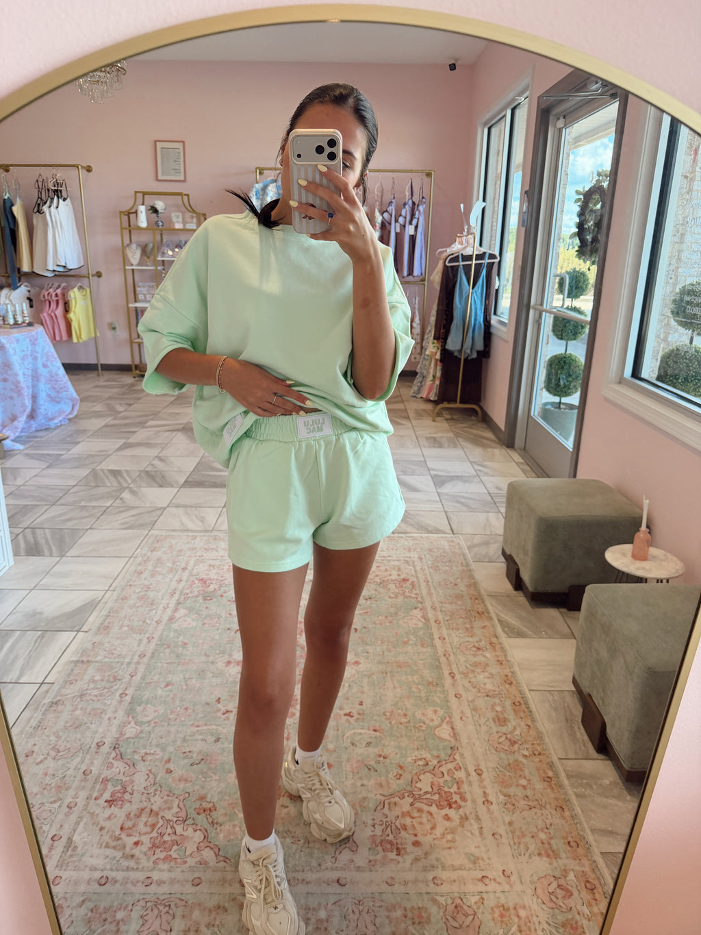 LuluMac Mint Shorts