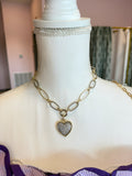 Gold and Silver Link Necklace