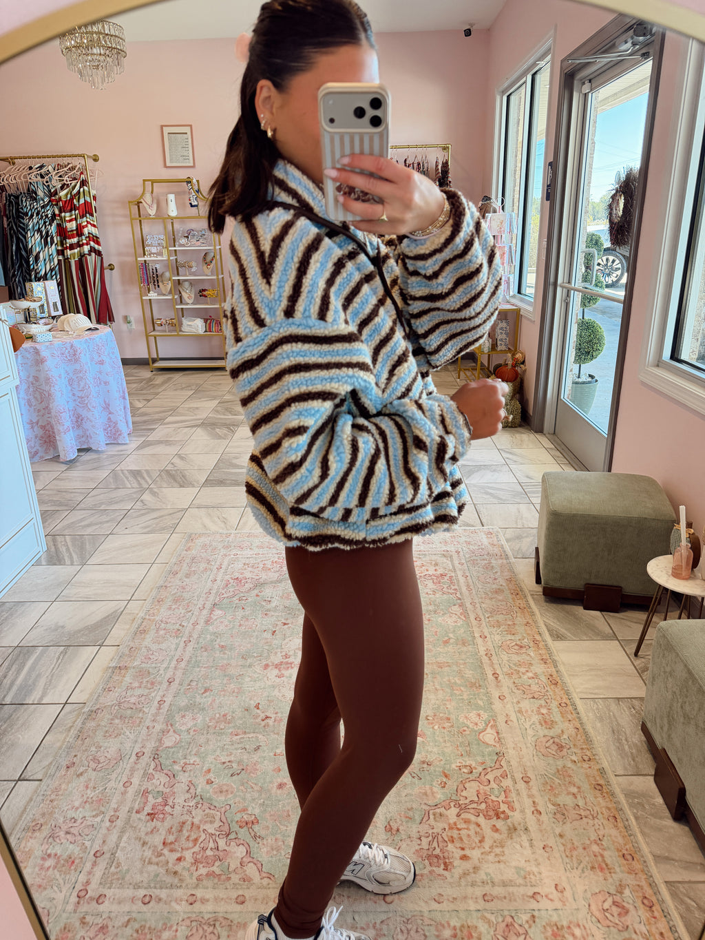 Sunday Stripes Sherpa