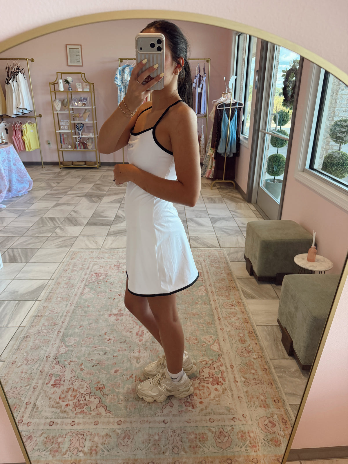 LuluMac White and Black Athletic Dress