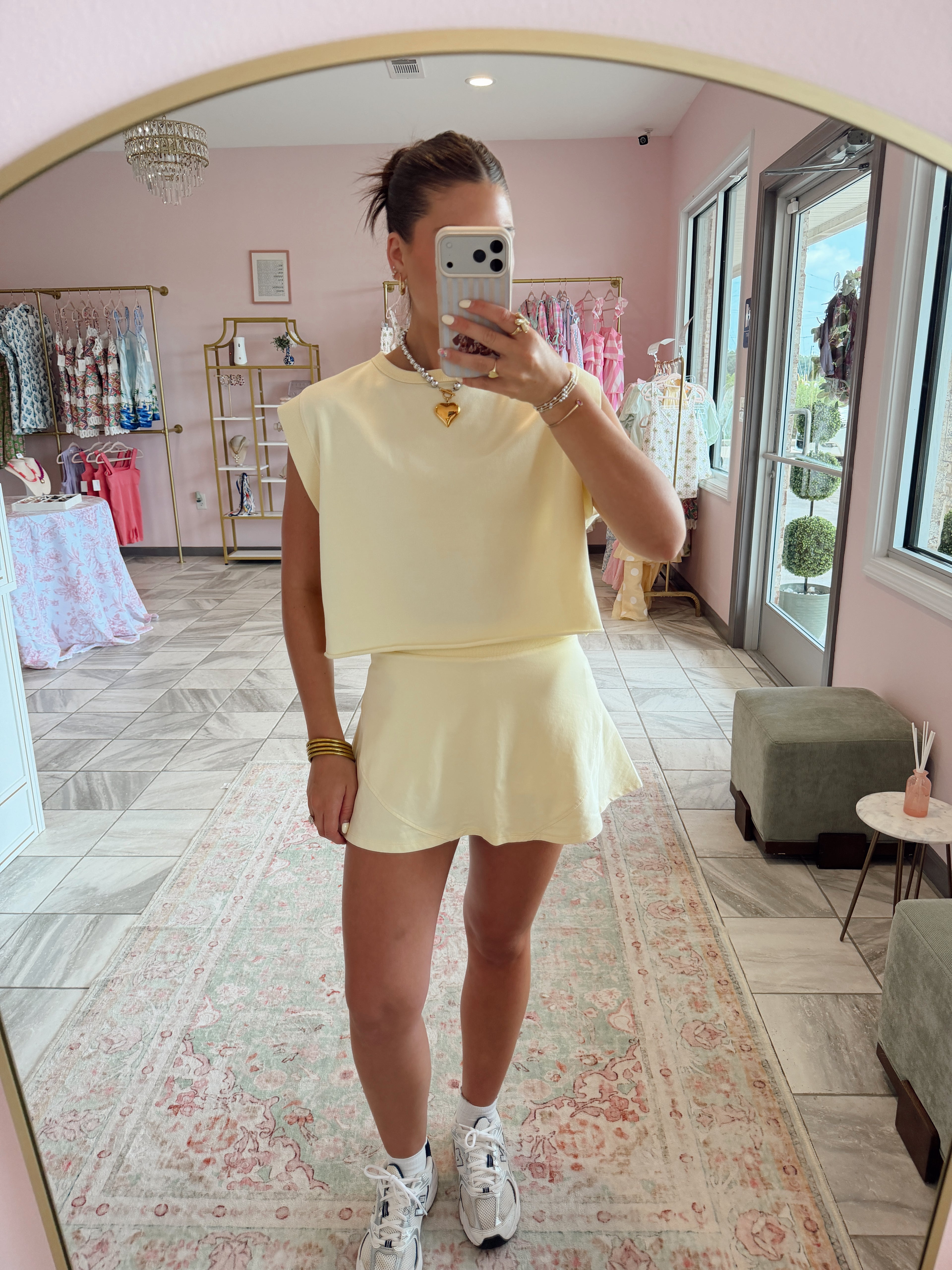 Lemon Sweat Set (Skirt)