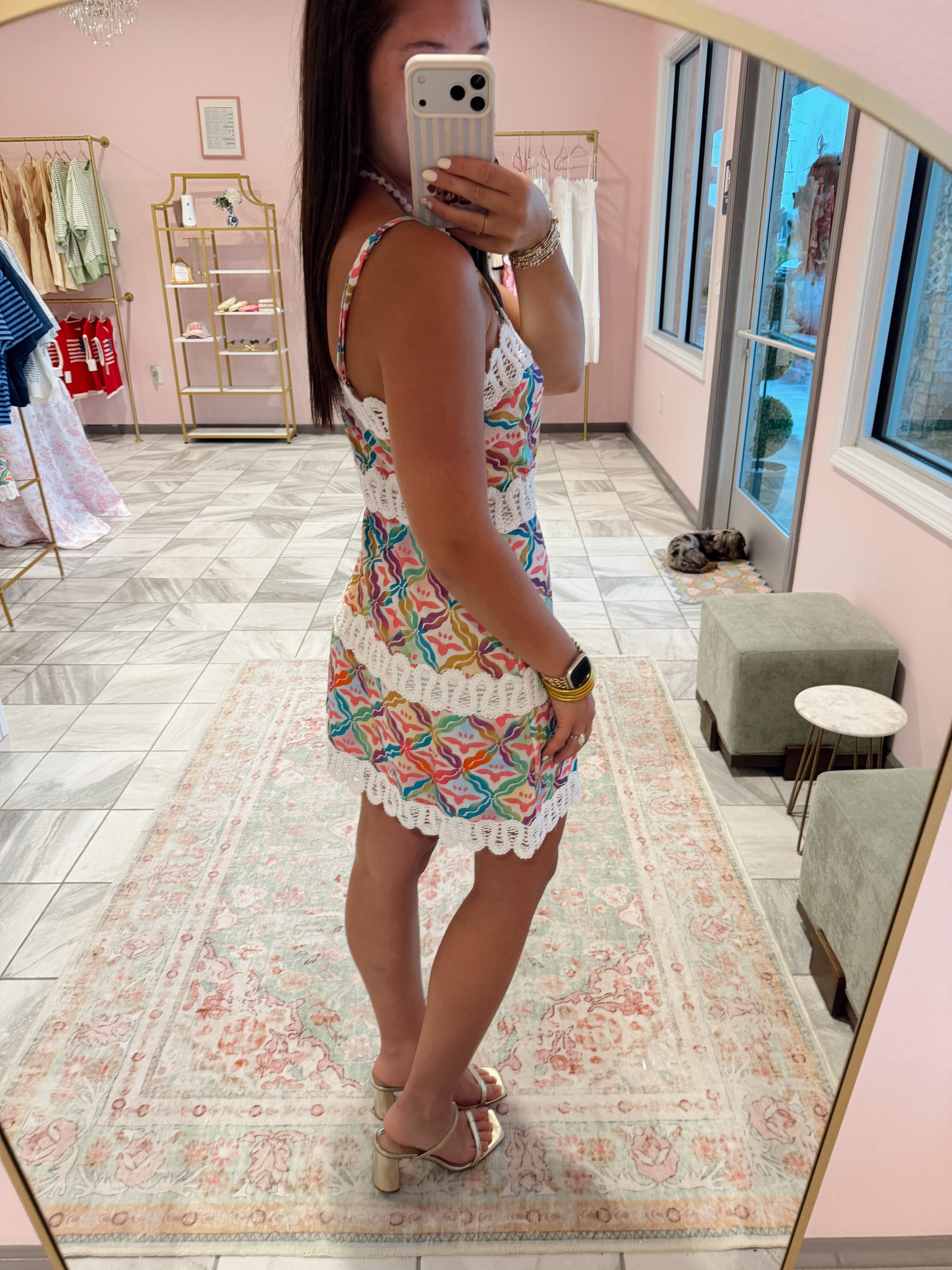 Colorful Mini Dress