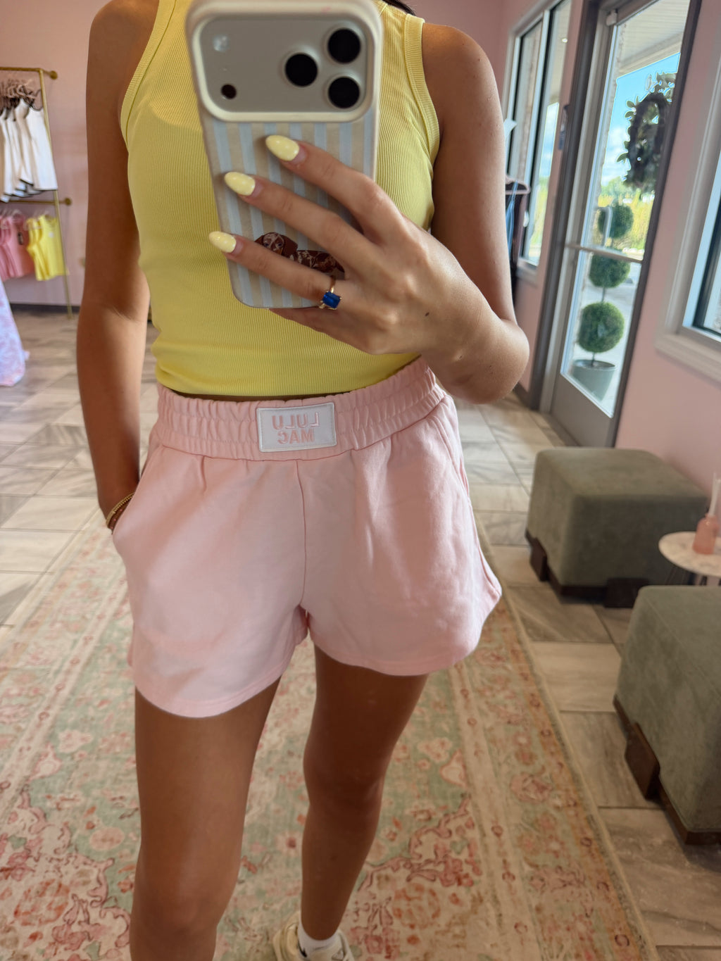 LuluMac Light Pink Shorts