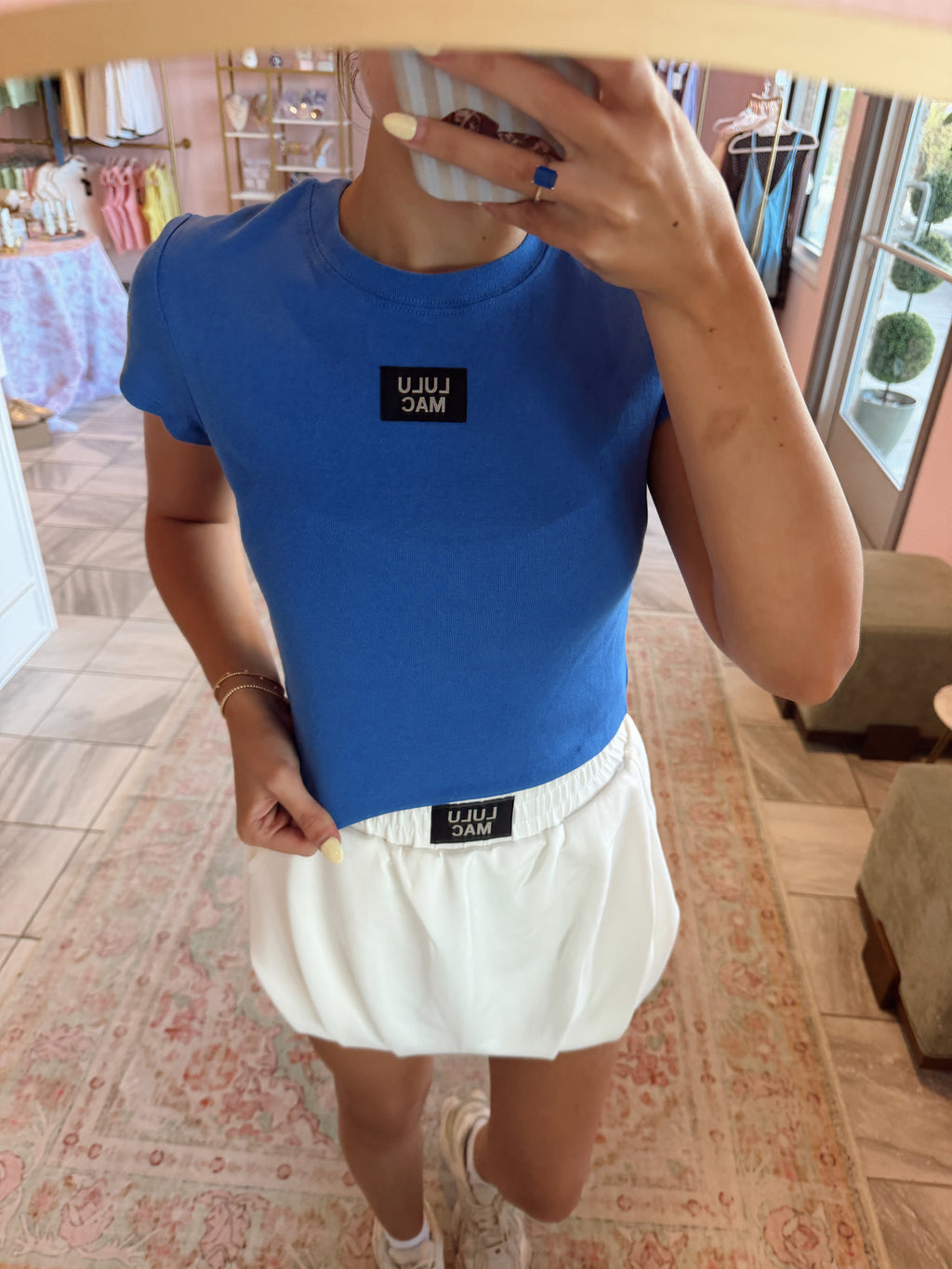 LuluMac Royal Blue Babydoll Top