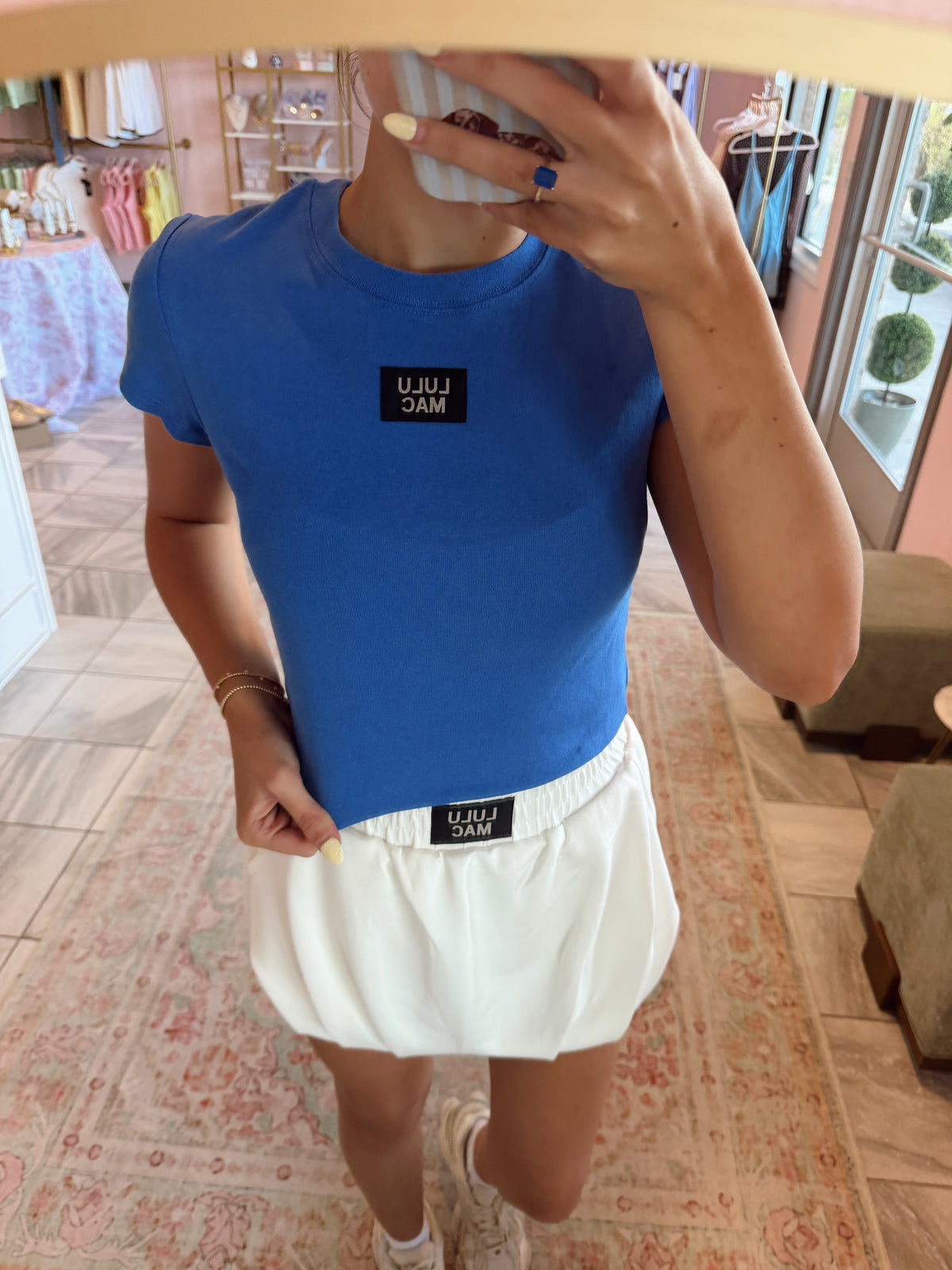 LuluMac Royal Blue Babydoll Top