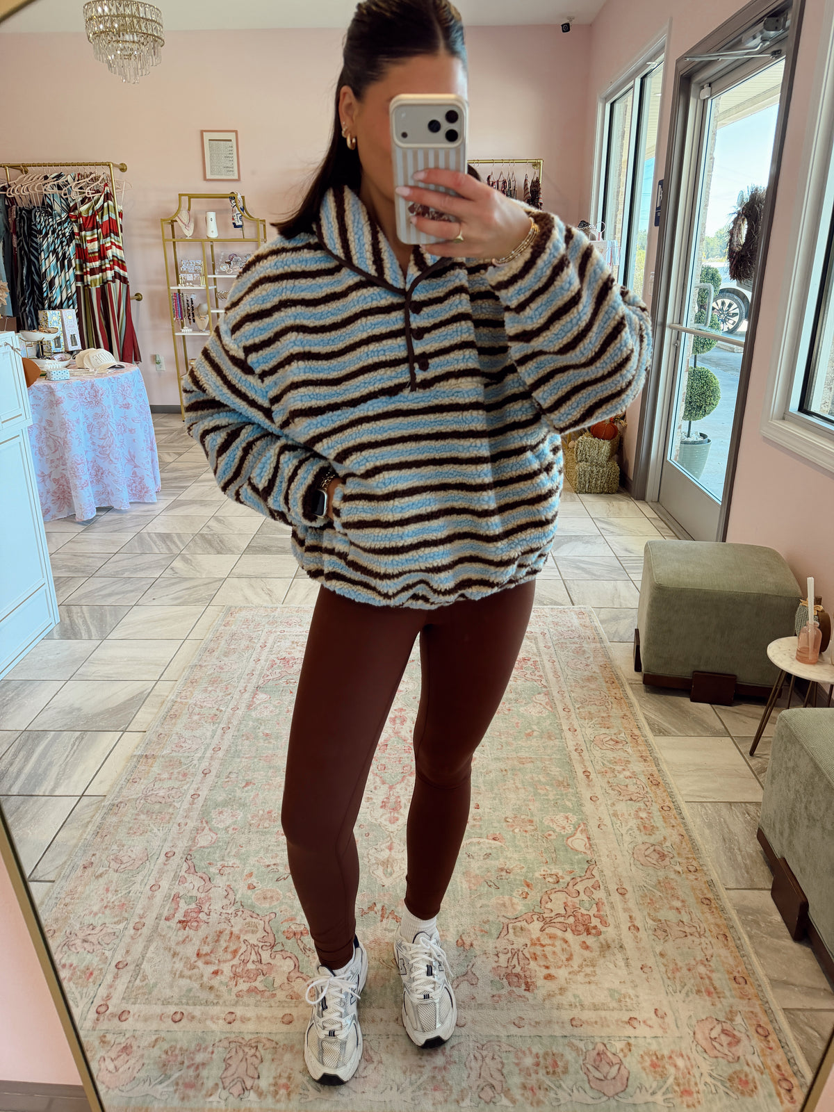 Sunday Stripes Sherpa