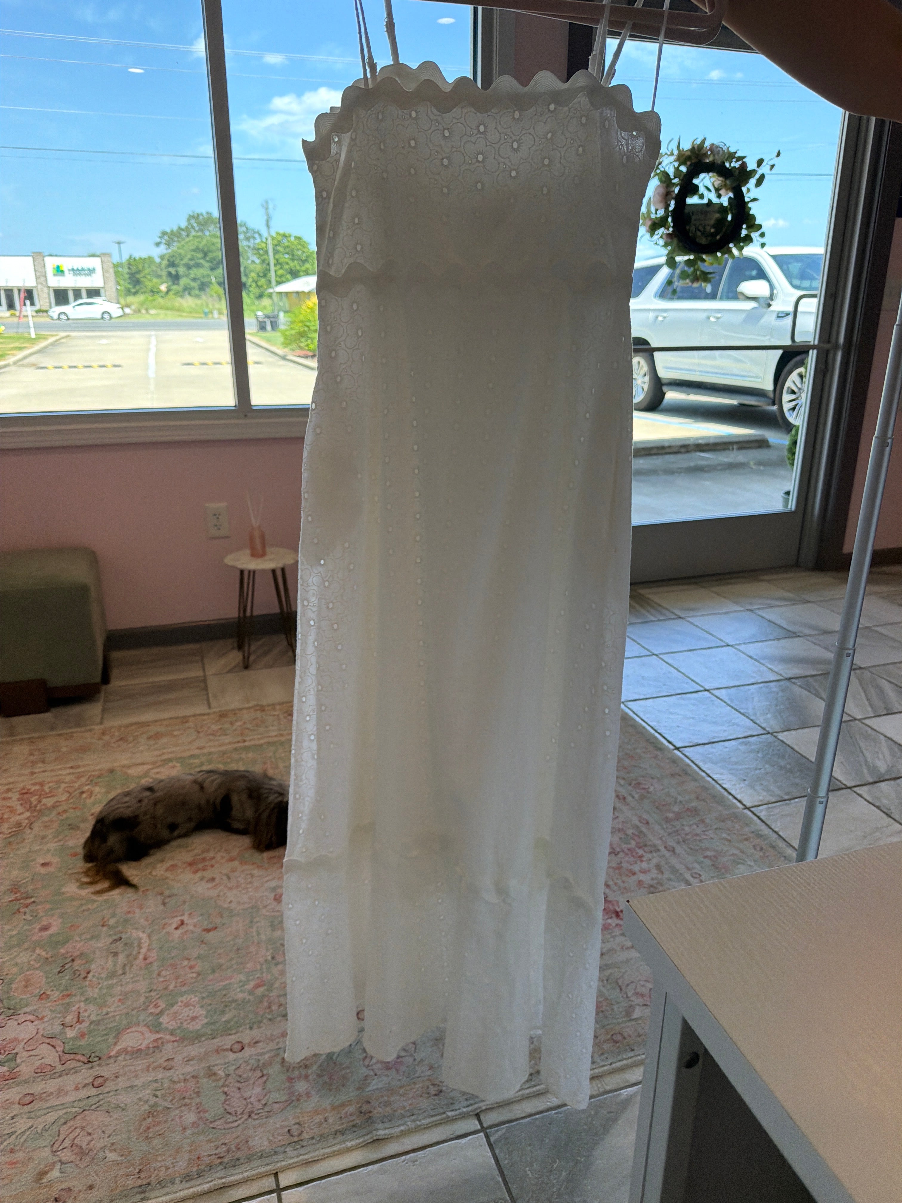 white maxi dress