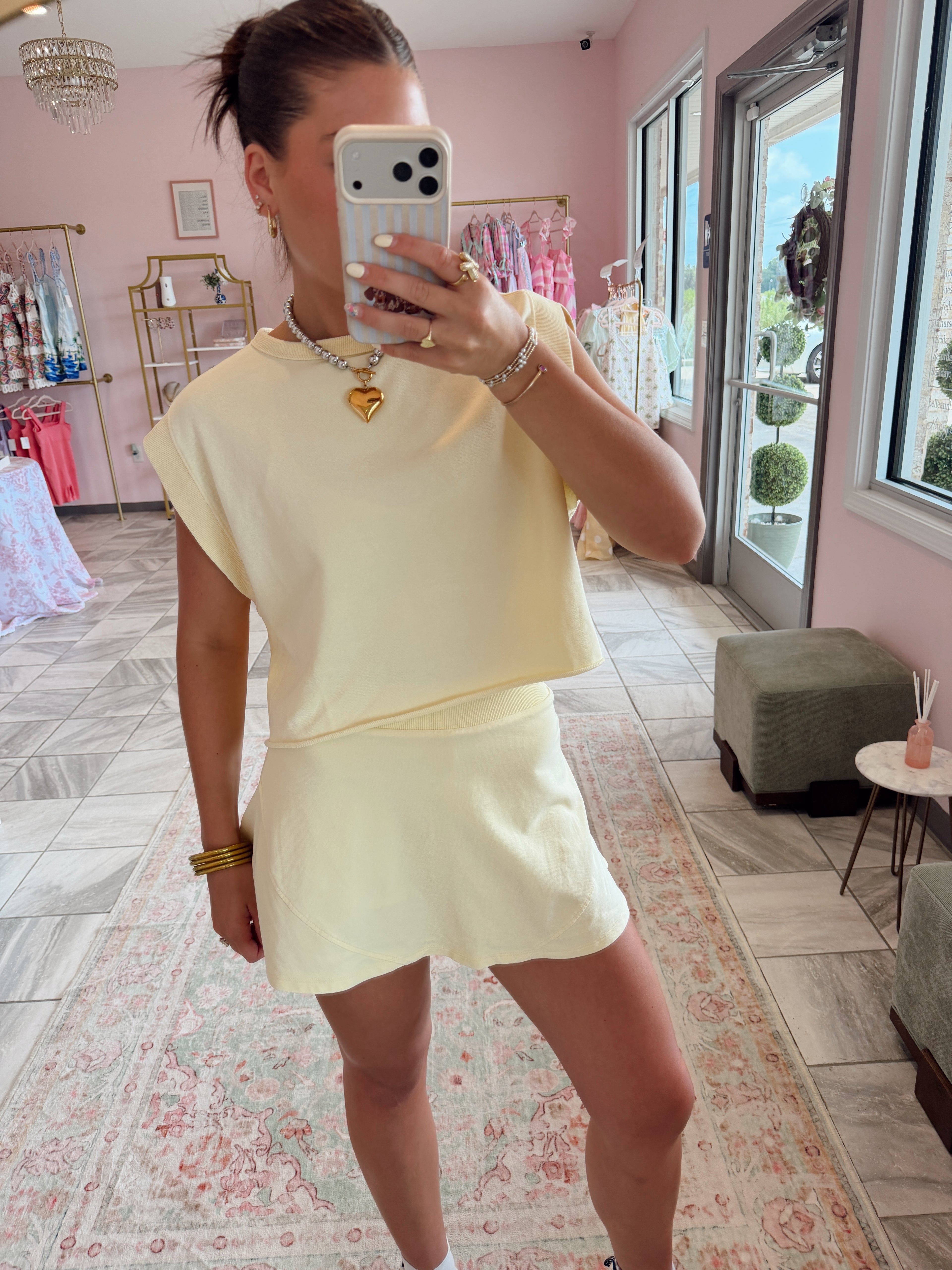 Lemon Sweat Set (Skirt)