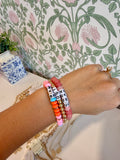 "DOT BAM CRACK" Beaded Bracelet