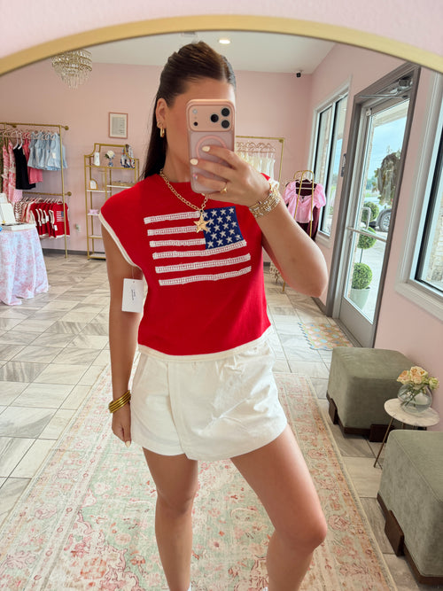 Beige Mini Skort