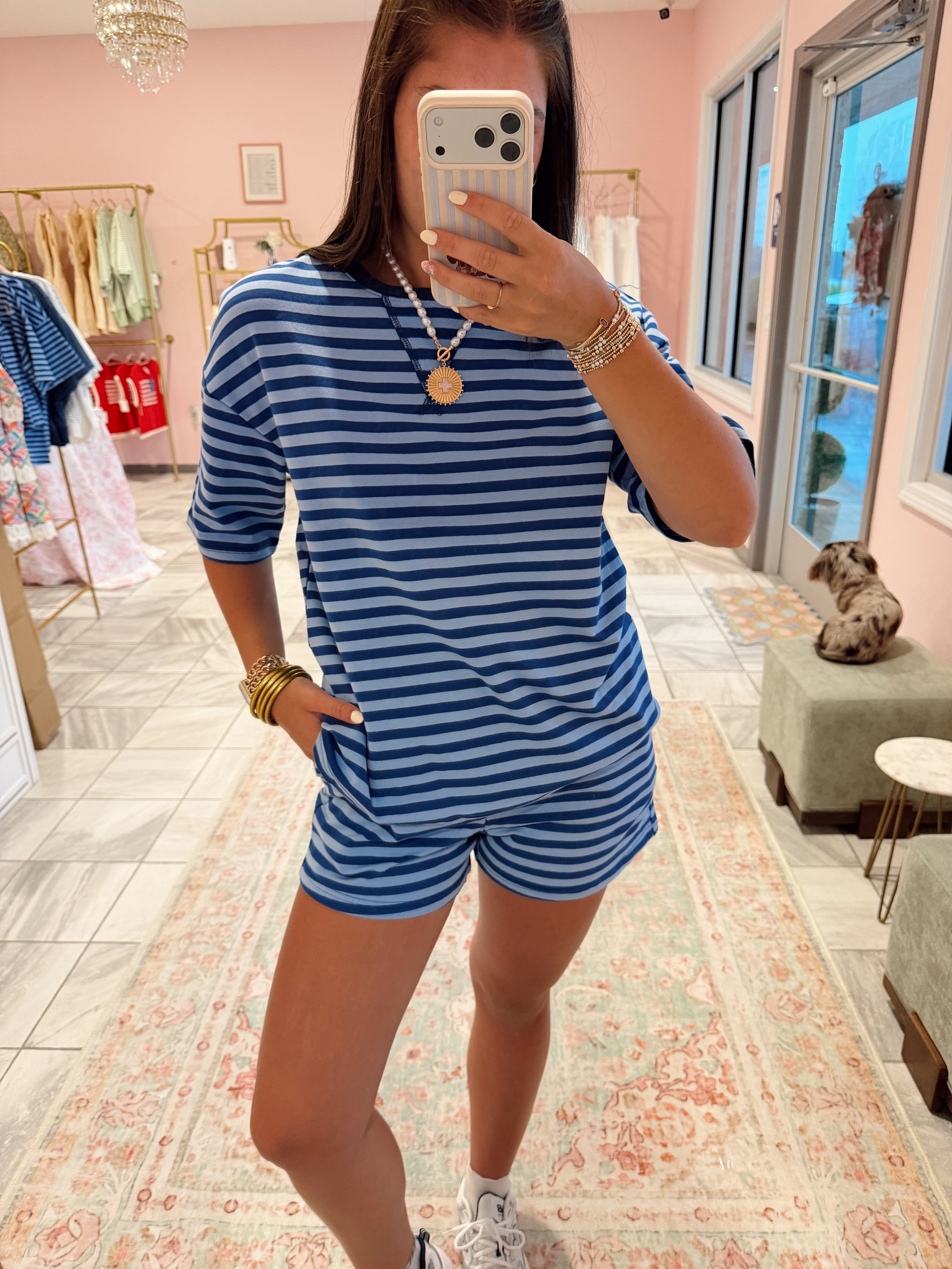 Stripe Me Blue Set
