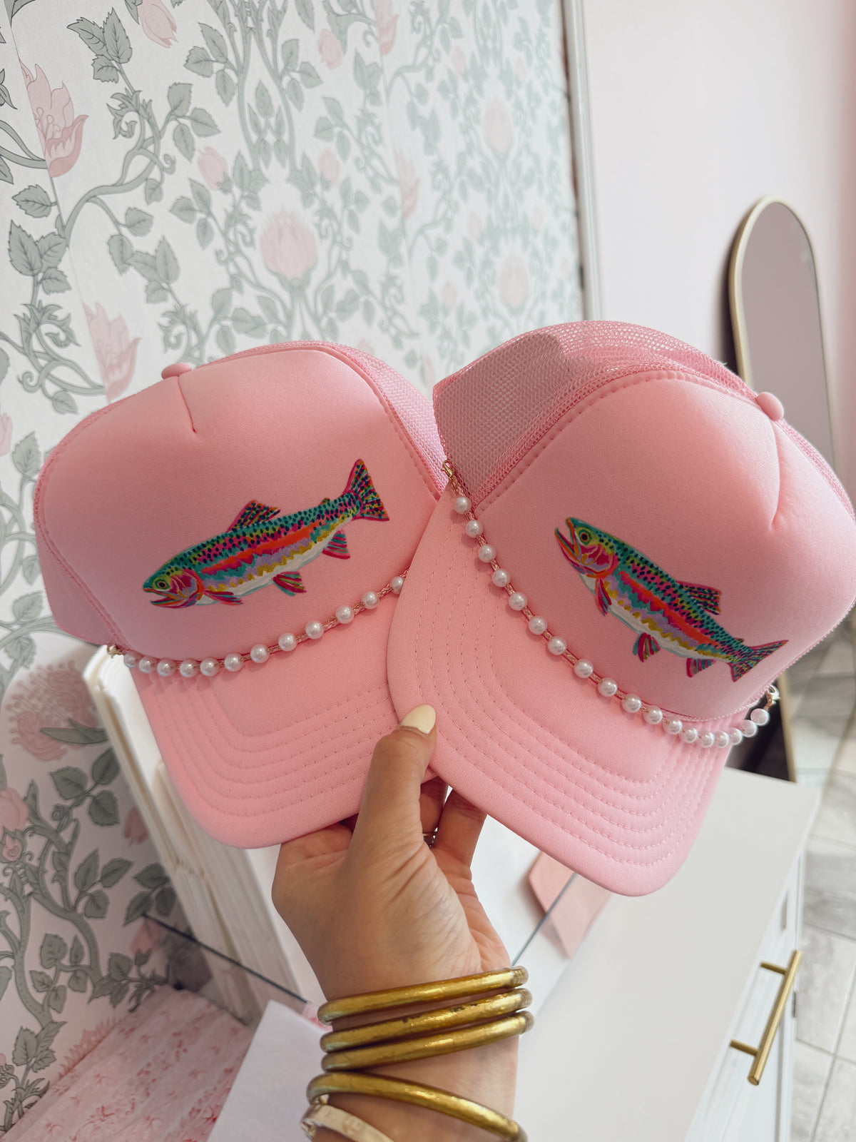 Pink Fish Hat