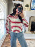 The Button Down Sweater