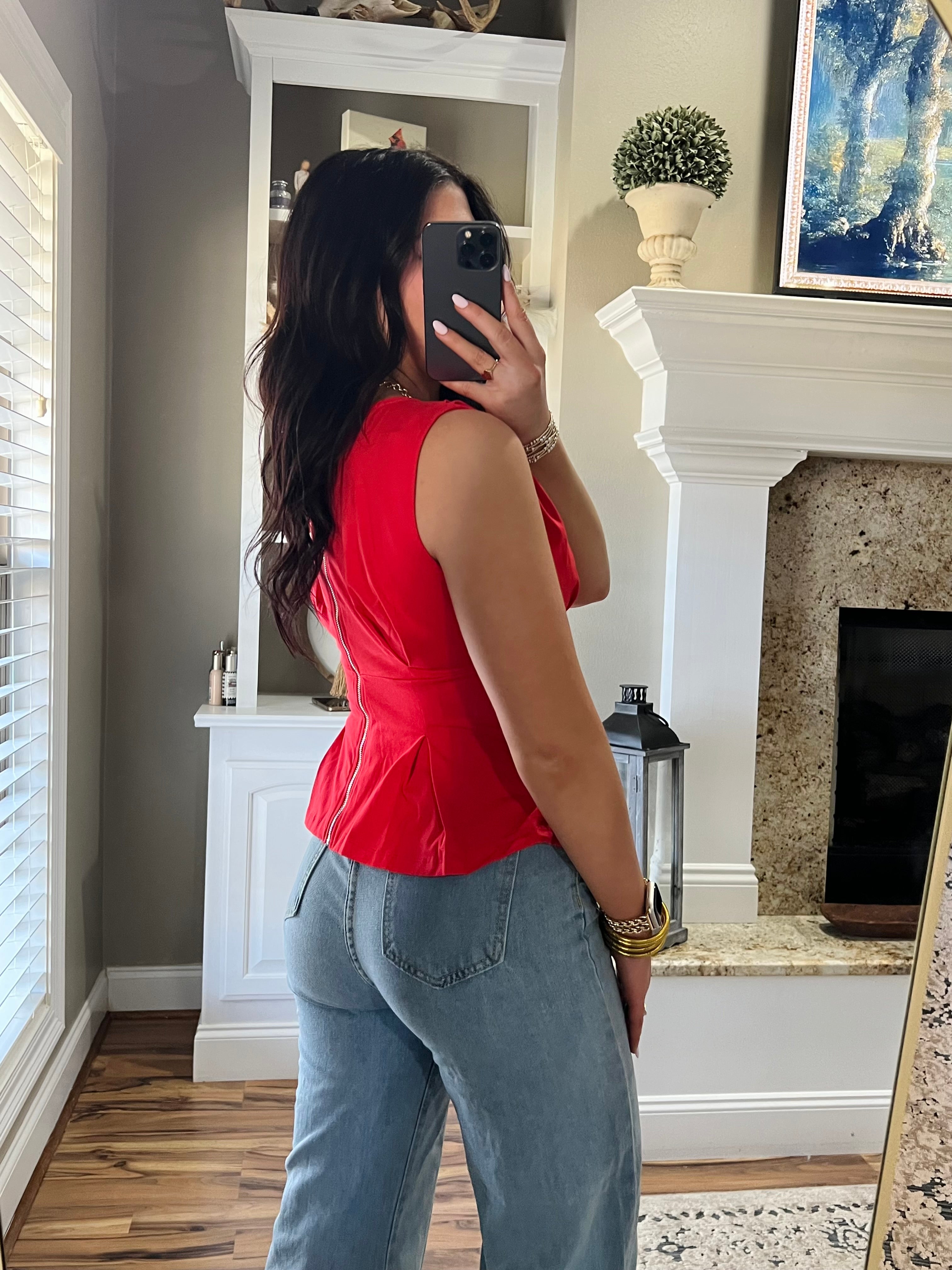 Ellie Top (Red)