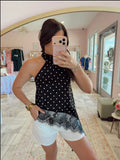 Polka Dot Halter Top
